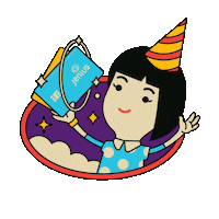 Happy Birthday Girl Sticker by Rakhmat Jaka Perkasa