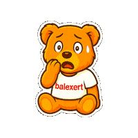 Balexert ours peur nounours ourson Sticker