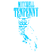 Sweat The Small Stuff Owl Sticker by Mitchell Tenpenny