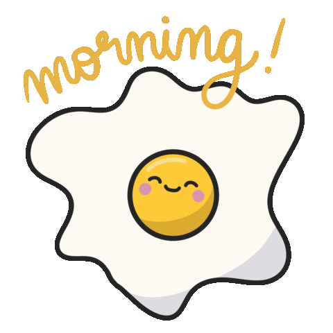 Happy Good Morning Sticker by Cat & Raven
