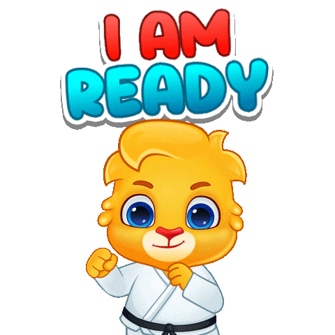 Kicking Lets Go Sticker by Lucas and Friends by RV AppStudios