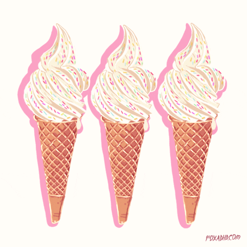 Ice Cream Fox GIF by Animation Domination High-Def