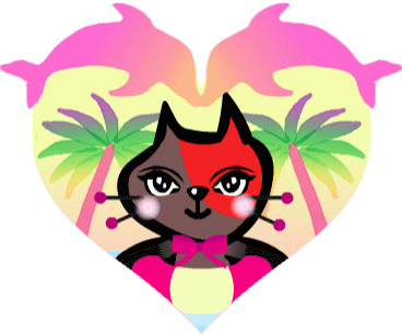 Cat Heart Sticker