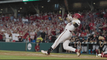College World Series Homer GIF by Arkansas Razorbacks