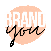 Brand Peach Sticker by Preddy Creative