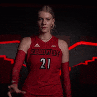 University Of Louisville Volleyball GIF by Louisville Cardinals