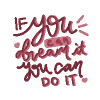 rahmainas dream you can do it walt disney youcandoit Sticker