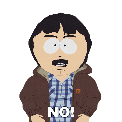 Randy Marsh No Sticker by South Park
