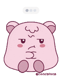 Frustrated Pink Sticker