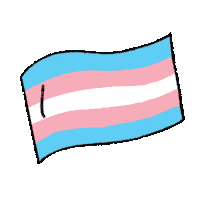 Pride Trans Sticker by carriesloane