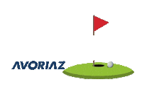 Golf Swing Sticker by Avoriaz1800