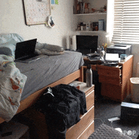 dorm messy room GIF by GoPop