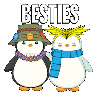 Best Friends Sticker by Pudgy Penguins