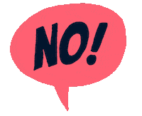 No Sticker by Vera Dement
