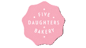 fivedaughtersbakery nashville donut donuts croissant Sticker