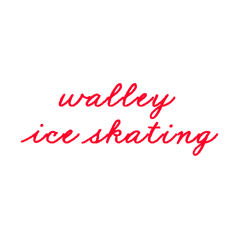 WalleyIceSkating giphyupload walley walley ice skating Sticker