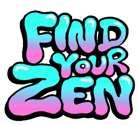 Meditation Sticker by Russell Taysom