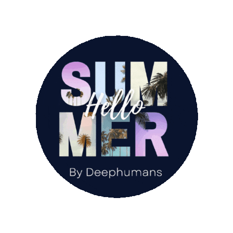 Hellosummer Sticker by Deephumans