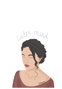 dhiya27 calm calm mind Sticker