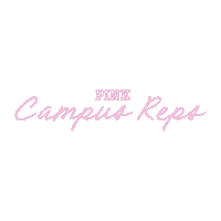 Pink Campus Reps Sticker by Victoria's Secret PINK