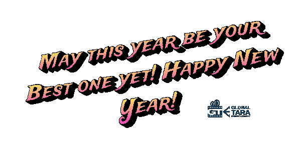 Happy New Year Fireworks Sticker by Global Tara Entertainment