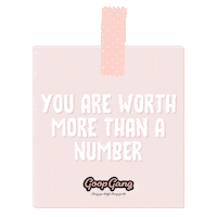 goopgangau motivational weight loss goop goop gang Sticker