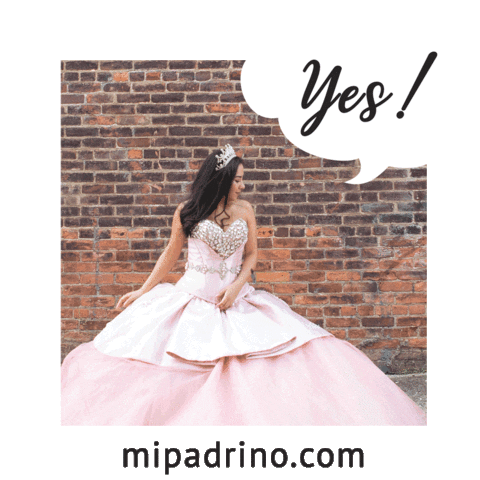 gown quinceanera Sticker by Mi Padrino