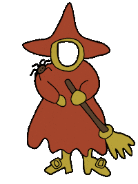 Art Halloween Sticker