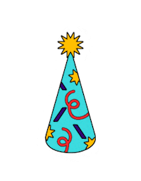 Happy Birthday Party Sticker