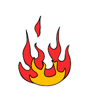 brunatiemi hot fire nice fogo Sticker