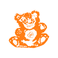 amenityave bear 3 depop bear hugs Sticker