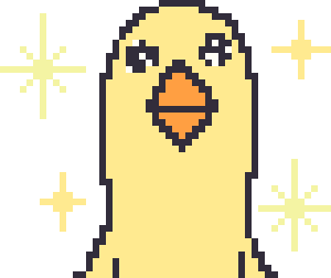 Bird Chicken Sticker by ぴょろりんちょ（ひよこ人間ぴよ）