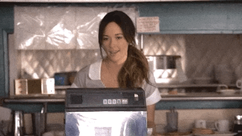 kacey musgraves blowing smoke GIF