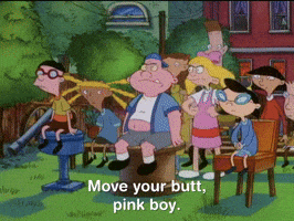 hey arnold nick splat GIF