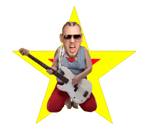 Rock Guitar Sticker by Ruka Hore