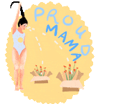 francescagaby proud plants mama care Sticker