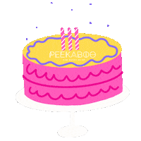 PeekabooParty party cake feliz fiesta Sticker