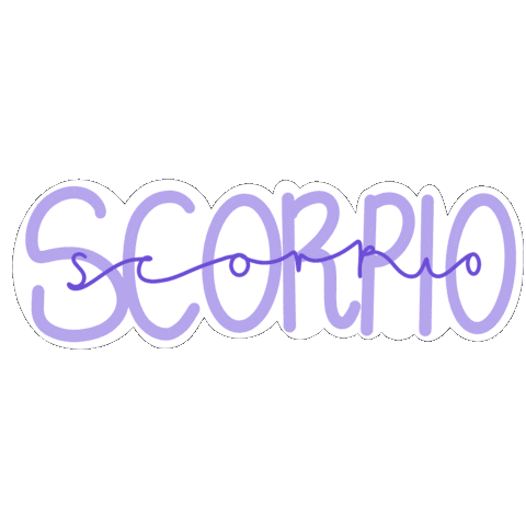 bym3ghandesigns zodiac scorpio star sign star signs Sticker