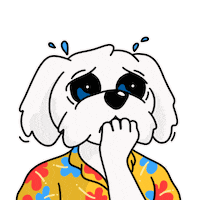 Sad Dog Sticker by BoDoggos