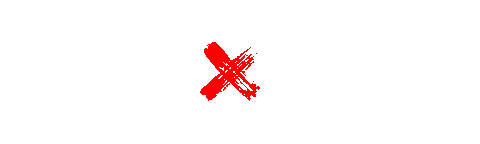 X Cross Sticker by BALR.