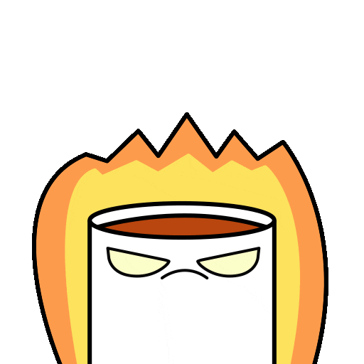 Angry Coffee Sticker