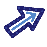 Arrow Lightbulb Sticker