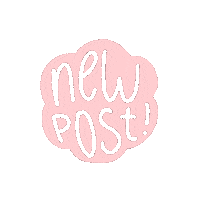 Pink New Post Sticker