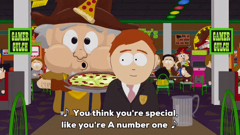 looking down pizza place GIF by South Park 