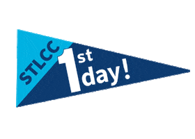 St Louis Blues Education Sticker by St. Louis Community College