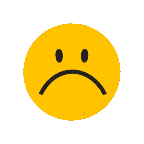 Sad Face Sticker