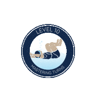 Level Up Wavers Sticker by Wave Swimming Academy SA