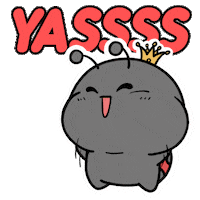 excited party animal Sticker by Aminal Stickers