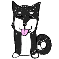 Dog 犬 Sticker