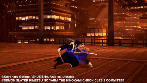 Video Game Fighting GIF by Demon Slayer: The Hinokami Chronicles 2